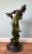 Monumental Early 20th C Original Mold Bronze Toned Auguste Moreau's "Lady With Wheat" With Green Marble Base For Sale - Image 9 of 12