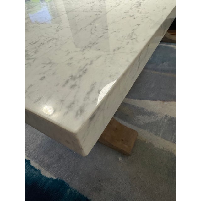 2020s Timothy Oulton Georgian Architectural Dining Table in Marble For Sale - Image 5 of 9