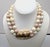 Metal Vintage 1977 Signed Givenchy Modernist 2-Strand Beaded Necklace For Sale - Image 7 of 10
