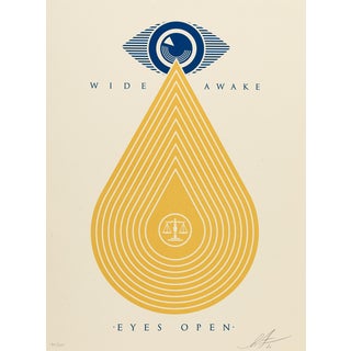 Shepard Fairey (Obey), Earth Crisis, Eyes Open, Original Screenprint For Sale