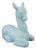 Art Deco Ceramic Baby Deer Sculpture by Giovanni Gariboldi for Richard Ginori Factory, Italy, 1900s For Sale