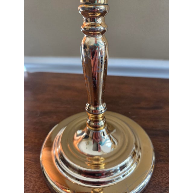 Brass Double Sided Vanity Mirror For Sale - Image 9 of 10