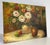 1940s Vintage French Floral Oil Painting For Sale - Image 5 of 6