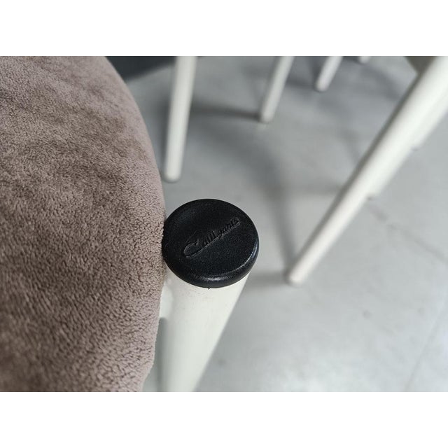 Gray Vintage Dining Chairs from Calligaris, 1980s, Set of 4 For Sale - Image 8 of 14