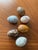 Vintage Italian Polished Alabaster Eggs-6 Pieces For Sale - Image 4 of 6