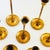 Metal Graduated Brass Candlestick Holders - Set of 7 For Sale - Image 7 of 12