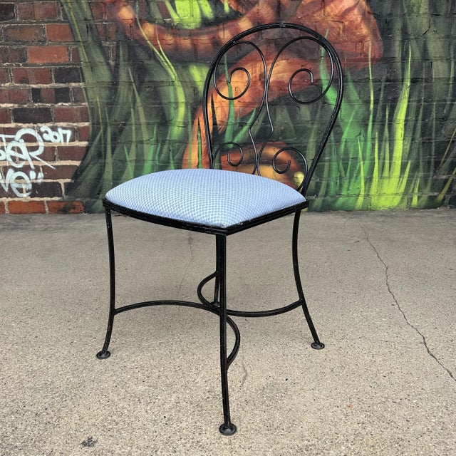 Metal Salterini Outdoor Dining Chairs Set of 4 For Sale - Image 7 of 12