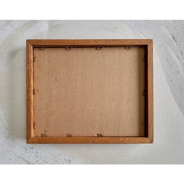 1960s Mid Century Modern Watercolor Henry Sin Limited Edition Cityscape Numbered Print For Sale - Image 4 of 5