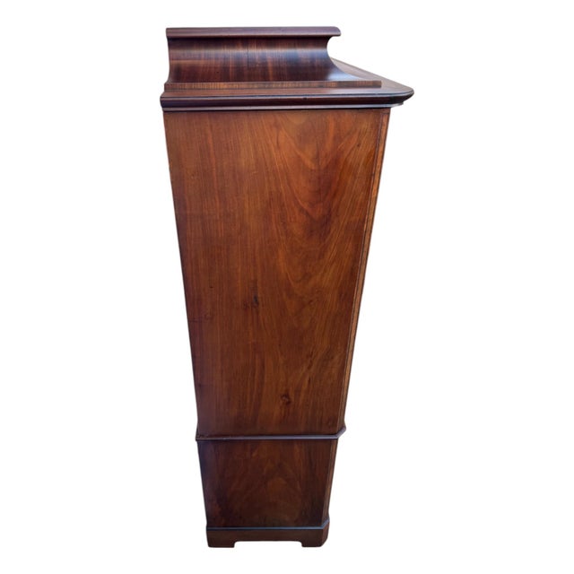 19th Century Danish Biedermeier Highboy (Semainier) Chest of Drawers For Sale In Houston - Image 6 of 8