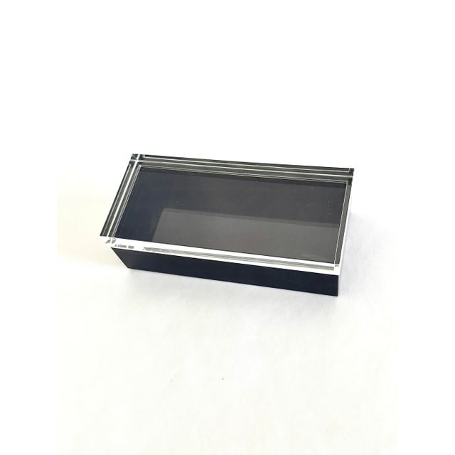 Alessandro Albrizzi Lucite Box For Sale In Palm Springs - Image 6 of 6
