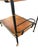 Animal Skin Vintage Stitched Leather Bar Cart by Jacques Adnet, 1950s For Sale - Image 7 of 13