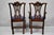 Blue Late 20th Century Maitland-Smith Mahogany Chippendale Style Dining Chairs Brass Ormolu - Set of 6 For Sale - Image 8 of 12