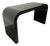 Mid Century Black Laminate Waterfall Console For Sale