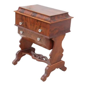 Late 19th Century Empire Style Walnut Dressing Table