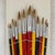 Wood Professional 12-Piece Fine Detail Artist Paint Brush Set For Sale - Image 7 of 9