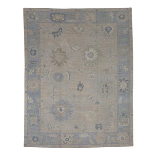 Turkish Oushak Rug 12' x 15'3" For Sale