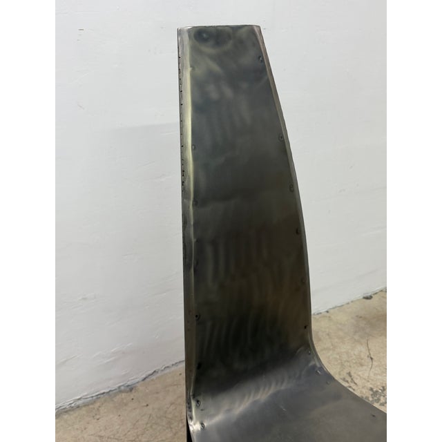 Hothouse Canada Custom Welded Steel Side or Occasional Chair, 1990s For Sale - Image 12 of 18