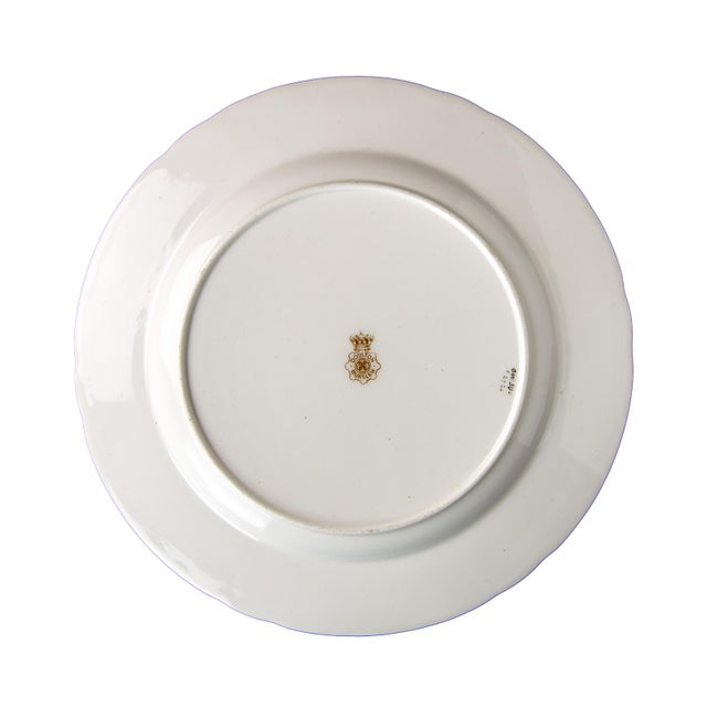 English Antique Doulton Burslem Plates- Set of 12 For Sale - Image 3 of 6