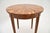 Brown Vintage French Inlaid Starburst Side Table, 1950s For Sale - Image 8 of 9