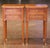 French Pair of Late 20th Century French Louis XVI Walnut Bedside Tables With Drawers For Sale - Image 3 of 15