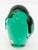 Contemporary Czech Art Glass Penguin, Zelezny Brod School, Emerald Green For Sale - Image 3 of 3