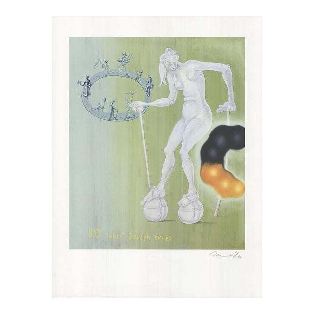 JORG IMMENDORF 80 Jahre Joseph Bueys, 2000 - Signed For Sale