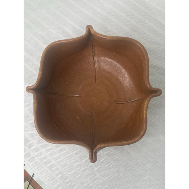 Vintage Studio Art Pottery Bowl Signed by Artist For Sale In West Palm - Image 6 of 8