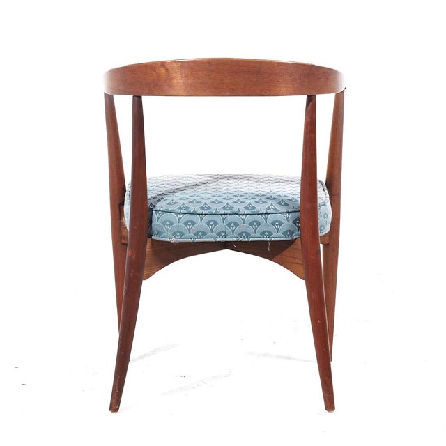 Brown Lawrence Peabody Mid Century Armchairs - Pair For Sale - Image 8 of 10