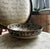 Japanese Vintage Japanese Highmount Floral Rose Print Highmount Paper Mache Serving Bowl For Sale - Image 3 of 4