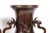 Late 19th Century Pair Meiji Japanese Bronze Vases With Bird & Pond Relief For Sale - Image 5 of 11
