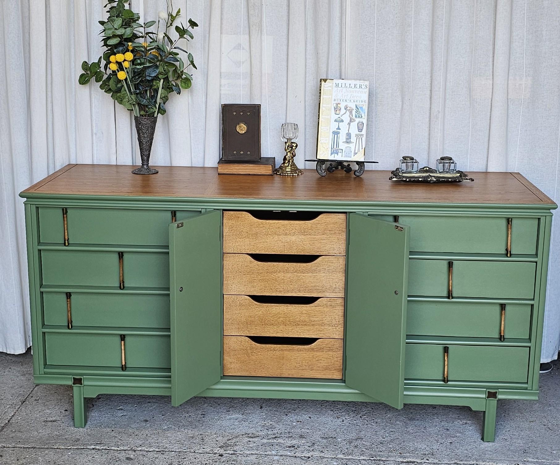 green mid century modern dresser Green Mid-Century Modern Dressers
