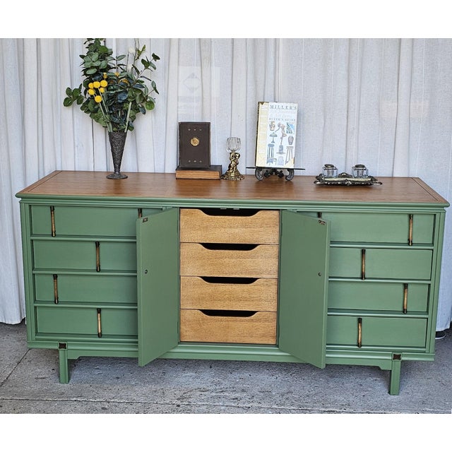 Long TAMERLANE Dresser, Credenza, TV Cabinet... you name the use for this decorative , statement accent piece that can fit...