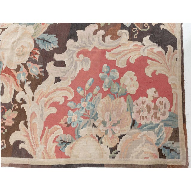 Antique Bessarabian Kilim Rug For Sale - Image 9 of 10