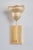 Mid-Century Modern Hudson Valley Lighting Alora 6.5 in. 1 Light Wall Sconce in Vintage Gold Leaf and Gilded Ivory Finish For Sale - Image 3 of 9