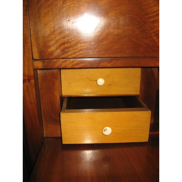 Antique Secretaire in Mahogany, 1850s For Sale - Image 9 of 13