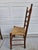 Brown Rush Seat Ladder Back Chairs -Set of Four For Sale - Image 8 of 14