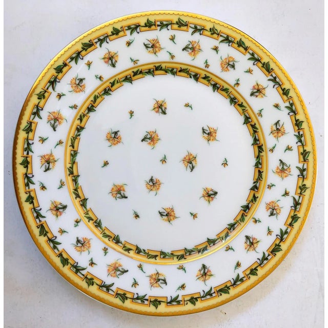 1990s Limoges Raynaud Bougainville French Plates - A Pair For Sale - Image 5 of 6