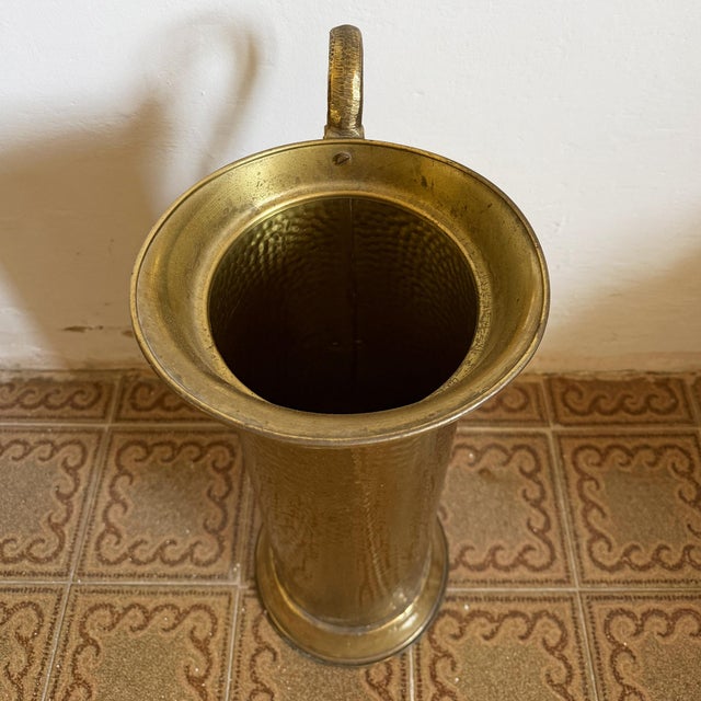 1950s Vintage Brass Umbrella Stand, 1950s For Sale - Image 5 of 12