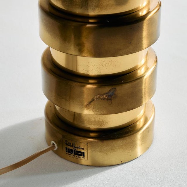 Brass Table Lamp by Paolo Moschino for Nicholas Haslam For Sale - Image 3 of 10