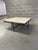 Industrial Square Travertine Coffee Table For Sale - Image 3 of 8