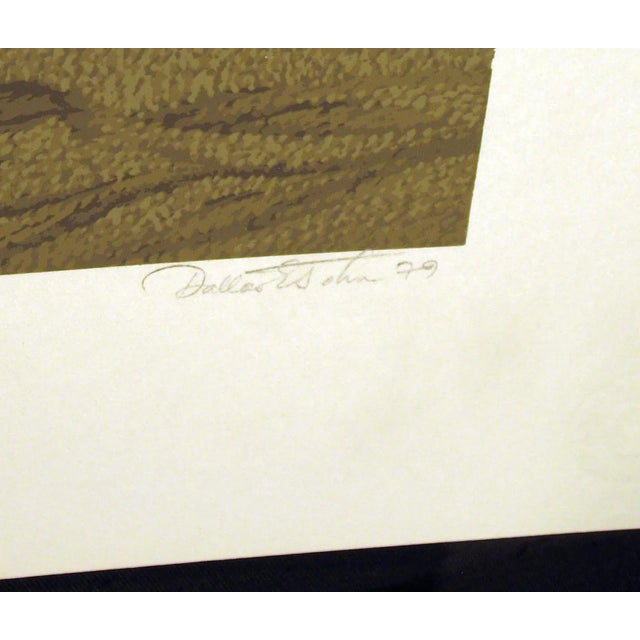 Impressionist Dallas John "At Neptune's Stables" Signed #Ed Art Serigraph of Horse For Sale - Image 3 of 3