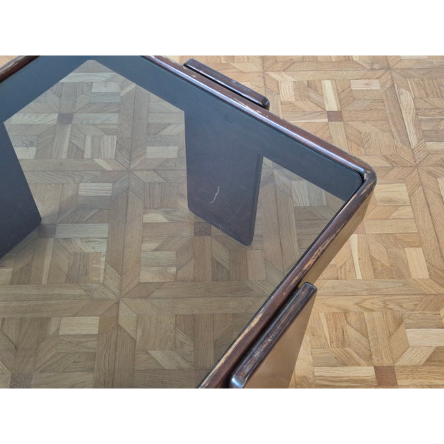 Vintage Italian Nesting Tables by Gianfranco Frattini for Cassina, Set of 3 For Sale - Image 12 of 18