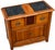 Small Antique Cherry Wood Entryway Sideboard, 1970s For Sale - Image 4 of 11