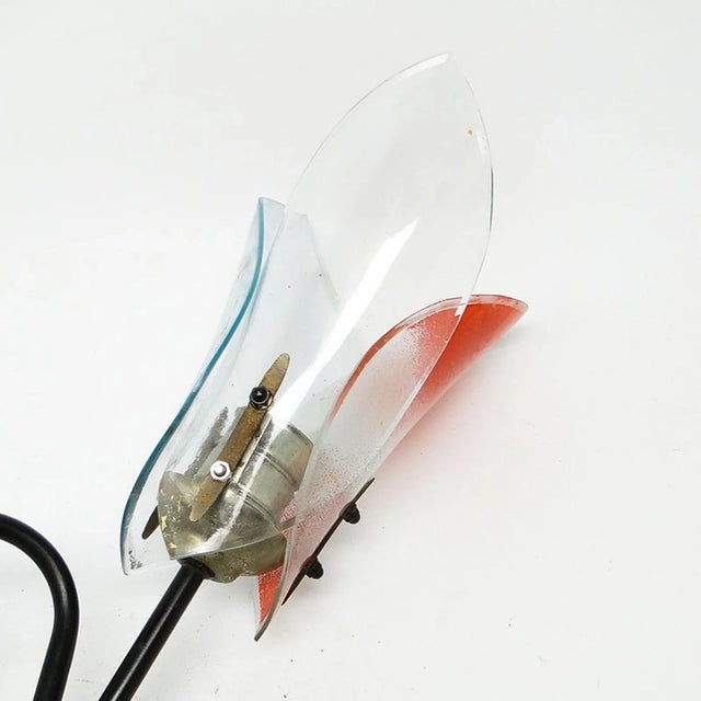 Metal Wall Lamp, Poland, 1970s For Sale - Image 7 of 13