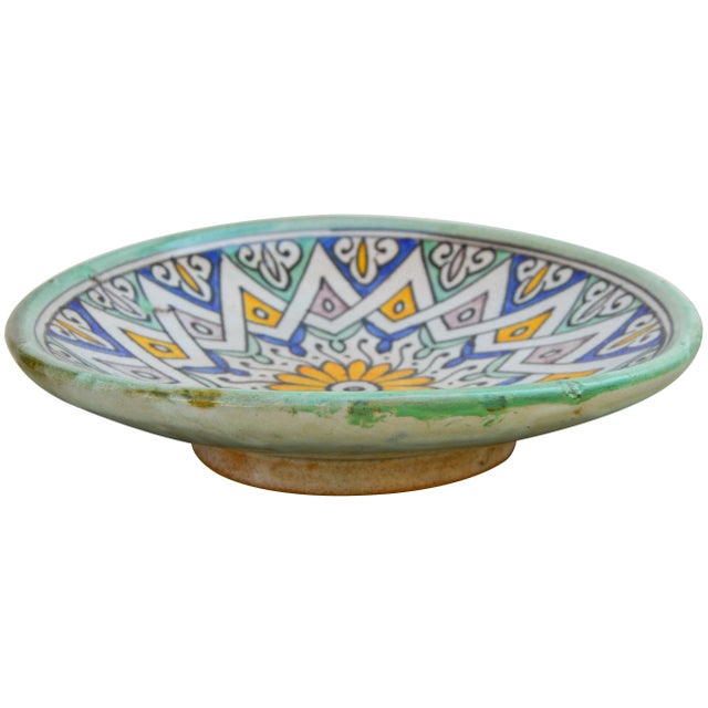 Ceramic Plate W/ Andalusian Motif For Sale In New York - Image 6 of 10