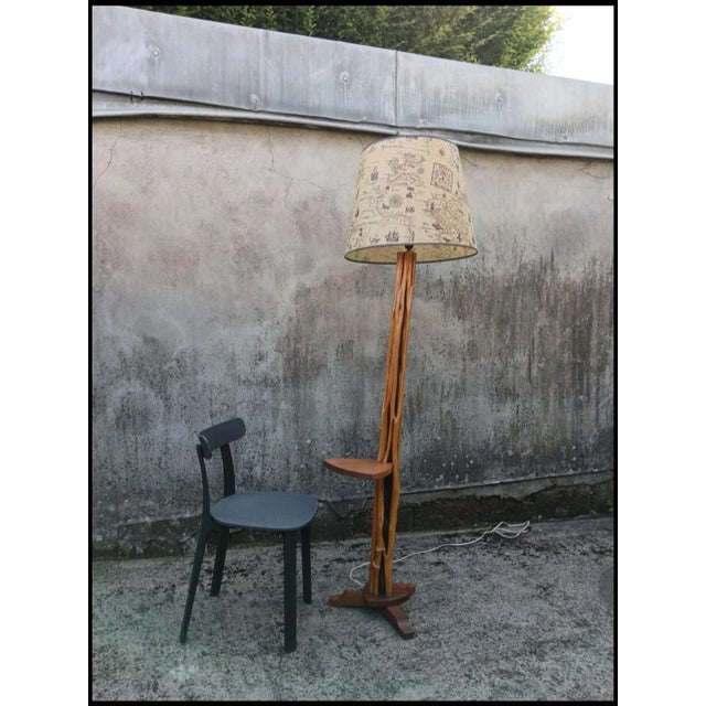 Vintage French Brutalist Floor Lamp, 1970s For Sale - Image 4 of 13