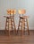 Wood Mid Century Modern Bar Stools Attributed to Arthur Umanoff, Set of 4 For Sale - Image 7 of 16