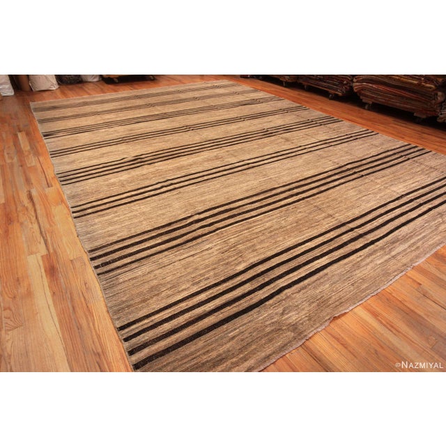 Beautiful Large Earthy Tones Luxurious Decorative Modern Rug, Country of Origin: Central Asia, Circa date: Modern Rugs –...