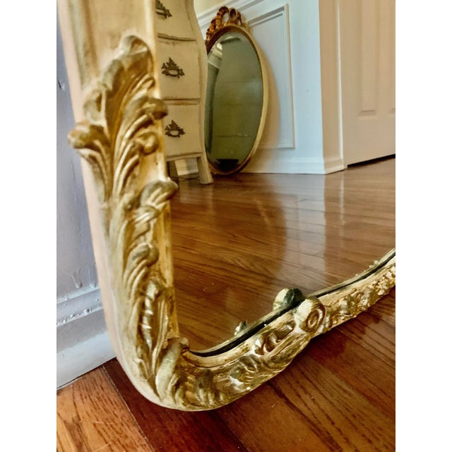 Traditional Early 20th Century Carved Wood Mirror For Sale - Image 3 of 8