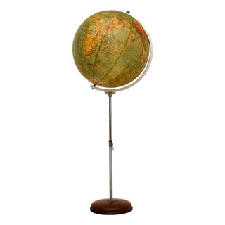 Large Vintage Floor Standing Globe, 1960s For Sale